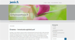 Desktop Screenshot of erityisopettaja.fi