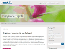 Tablet Screenshot of erityisopettaja.fi